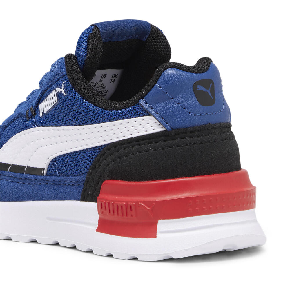 Niemowlęce obuwie sportowe Graviton AC PUMA Clyde Royal White Black Blue
