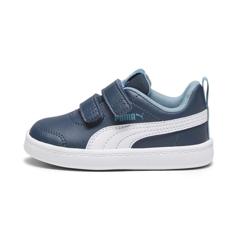 Scarpe da ginnastica Courtflex V2 da bimbo PUMA Dark Night White Blue