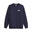 Sweat col rond bicolore et petit logo Essentials+ Homme PUMA Navy Blue