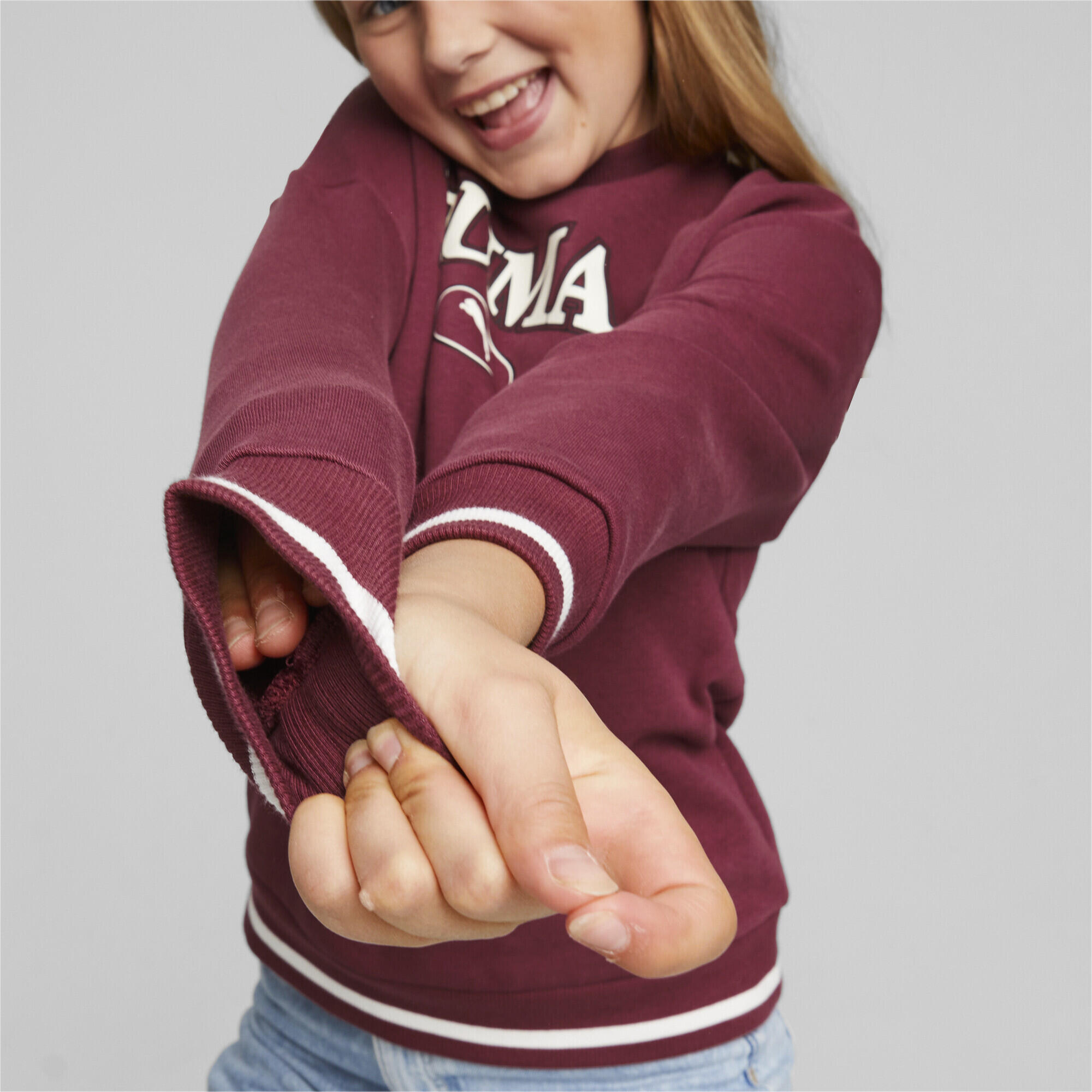 Sweat PUMA SQUAD Enfant et Adolescent PUMA Dark Jasper Red 5/6