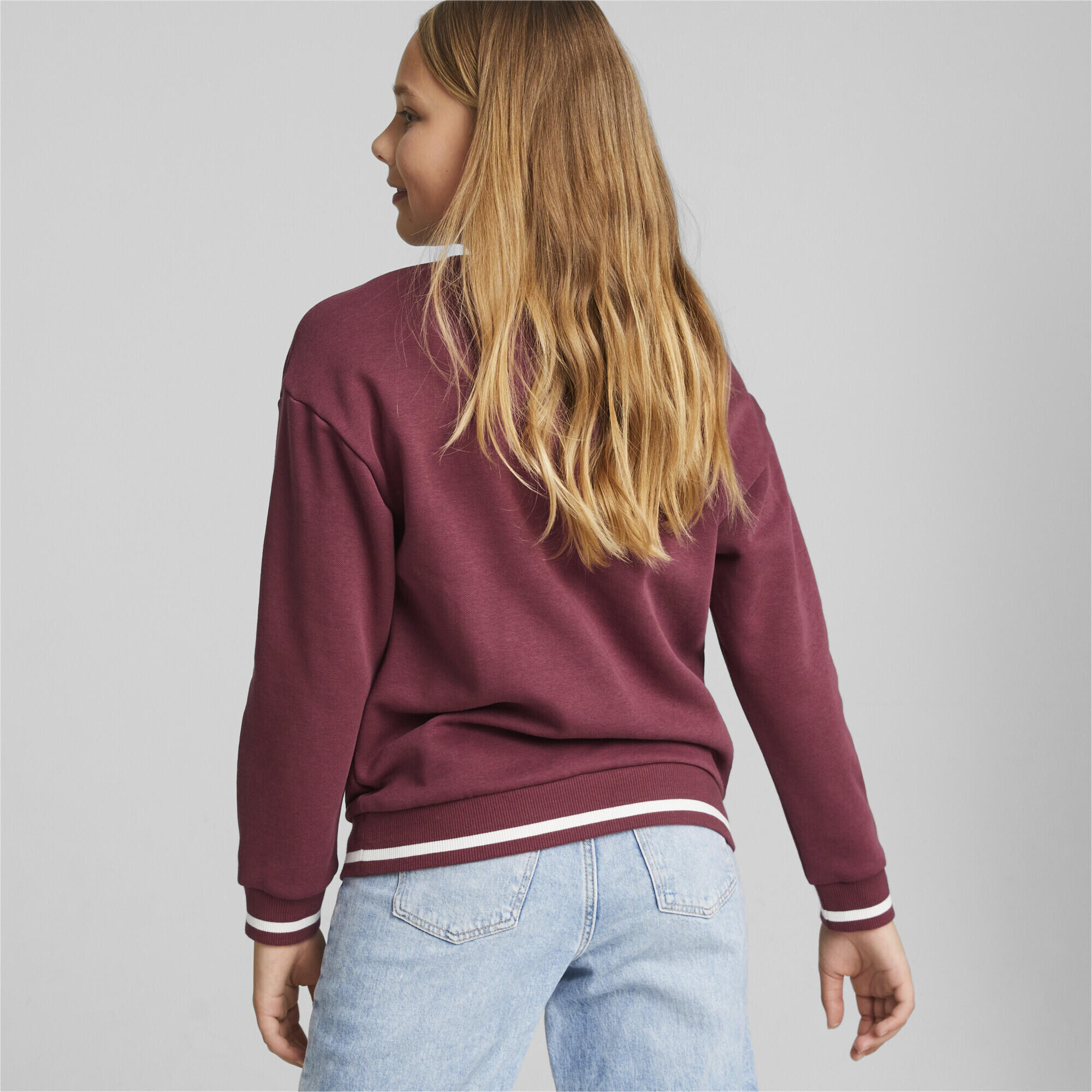 Sweat PUMA SQUAD Enfant et Adolescent PUMA Dark Jasper Red 4/6