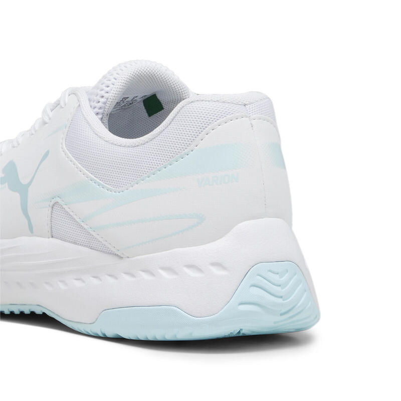 Chaussures de sport en salle Varion II PUMA White Light Aqua Blue