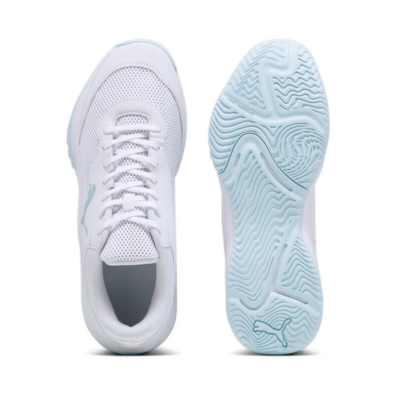 Chaussures de sport en salle Varion II PUMA White Light Aqua Blue