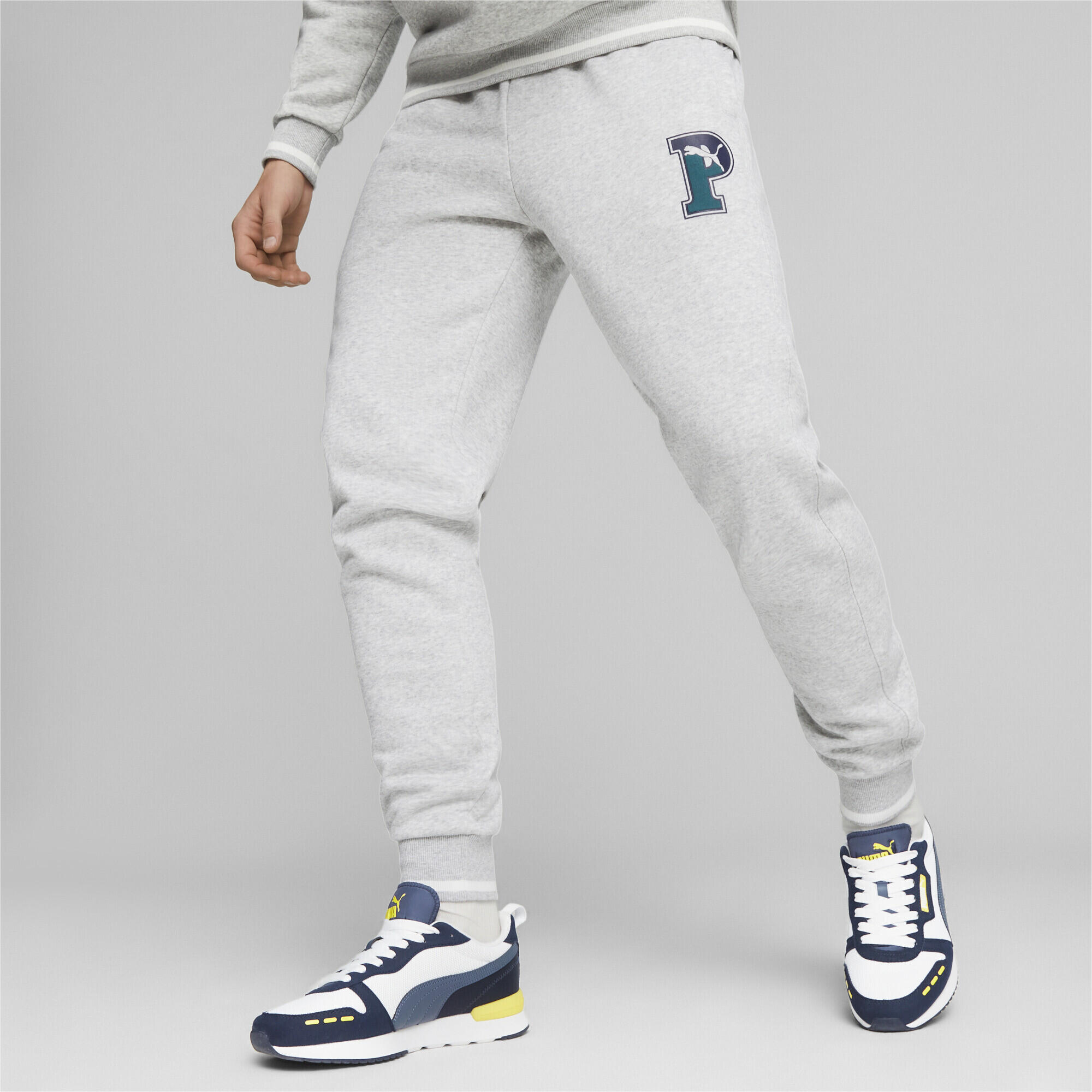 Pantalones de chándal PUMA SQUAD Hombre PUMA Light Gray Heather 2/6