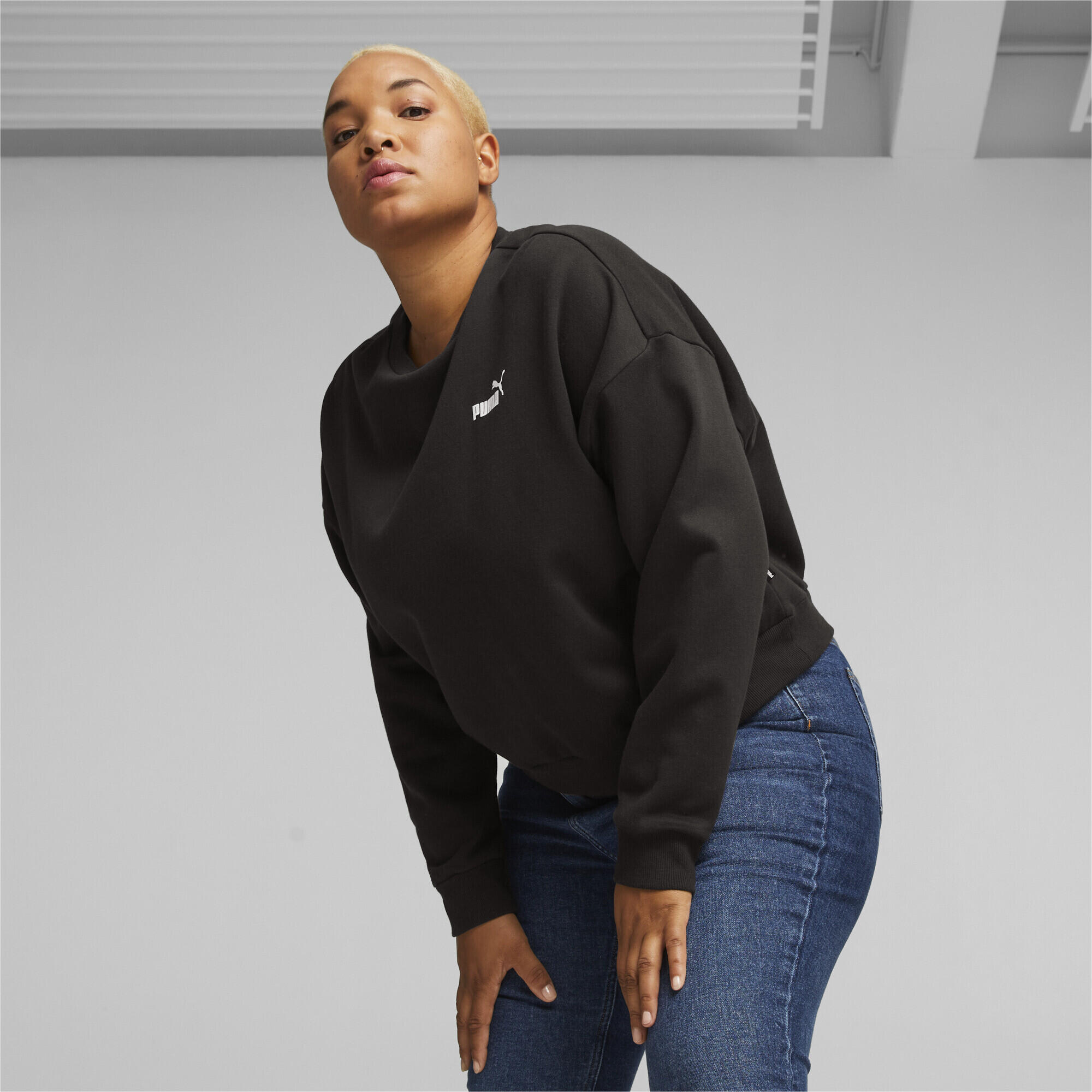 Sudadera ESS+ Mujer PUMA Black 3/7