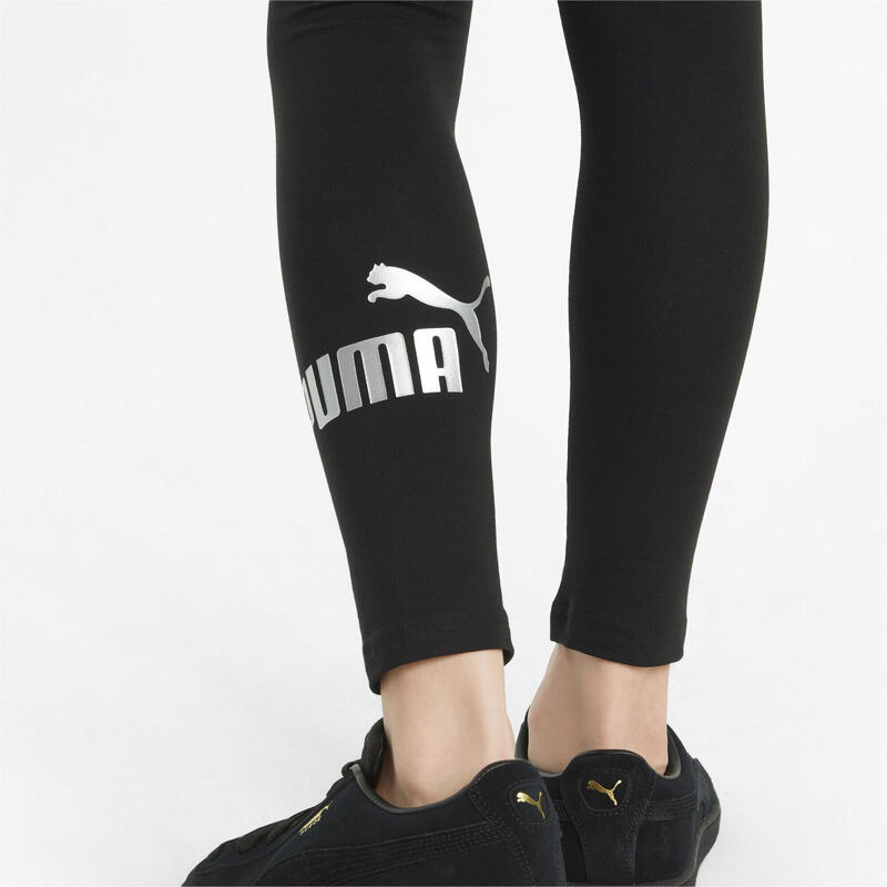 Essentials+ legging met logo voor jongeren PUMA Black