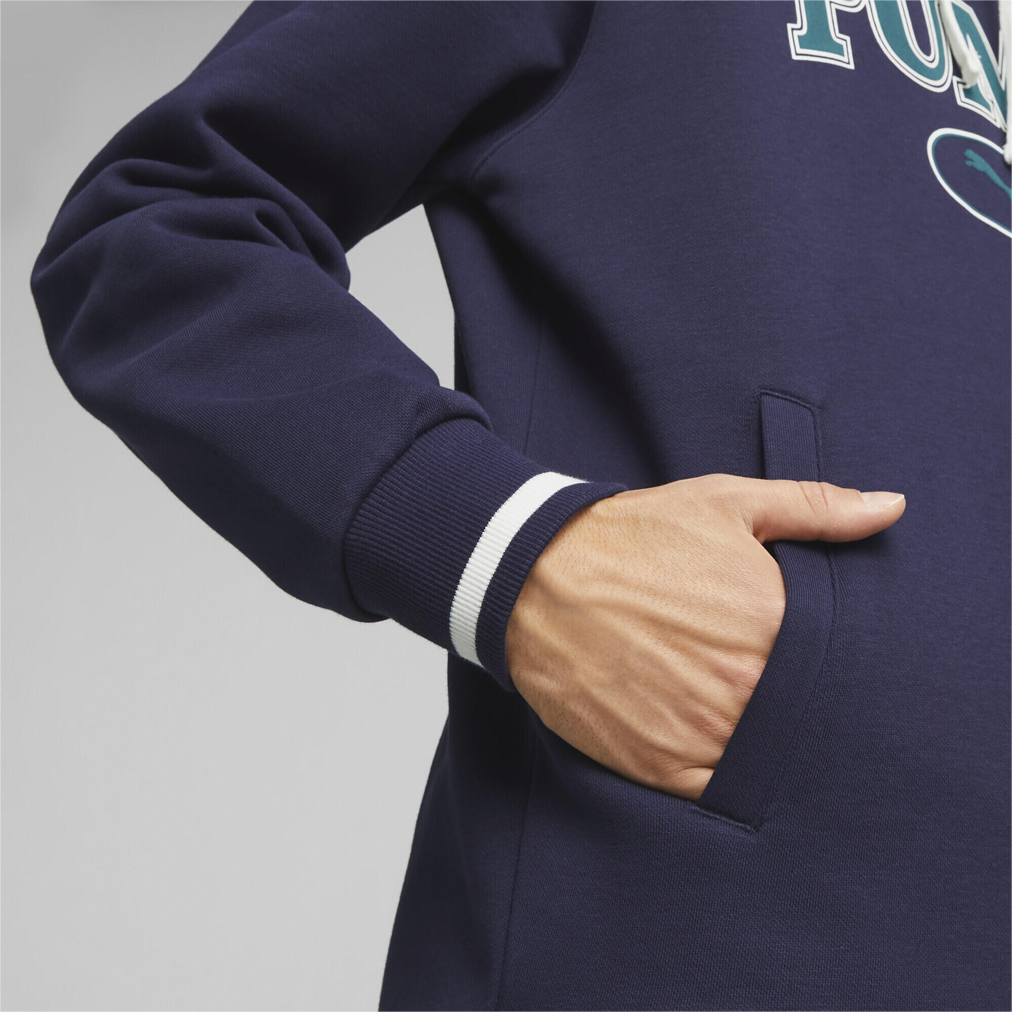 Hoodie PUMA SQUAD Homme PUMA Navy Blue 5/6