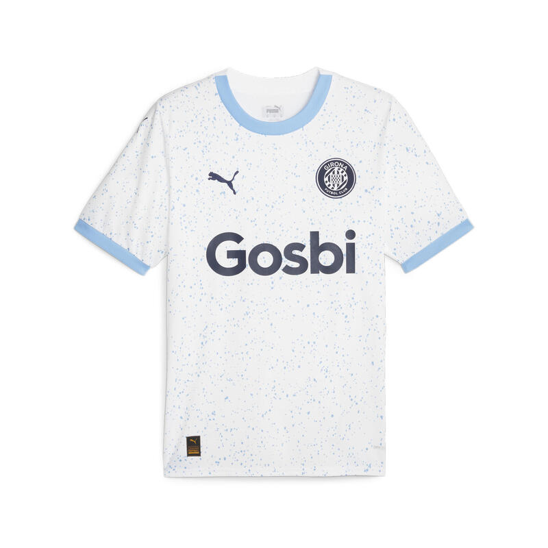 Camiseta Girona FC visitante 23/24 PUMA White Team Light Blue