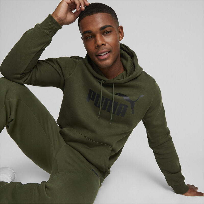 Hoodie Puma ESS Big Logo Hoodie FL, Verde, Homens