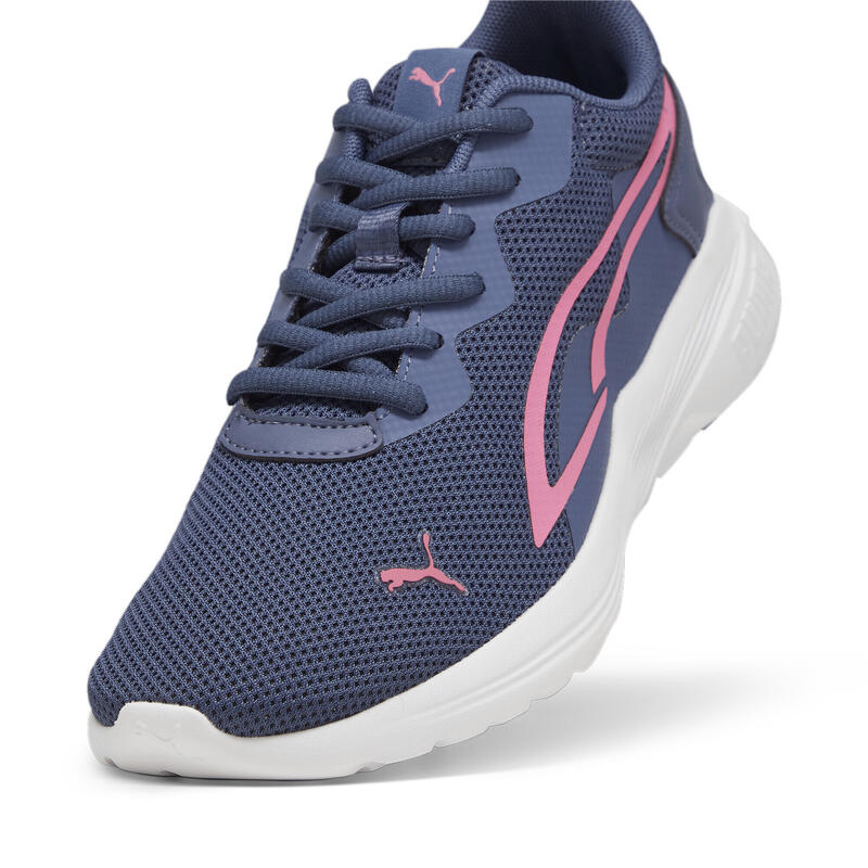 All-Day Active sneakers voor jongeren PUMA Inky Blue Strawberry Burst Pink