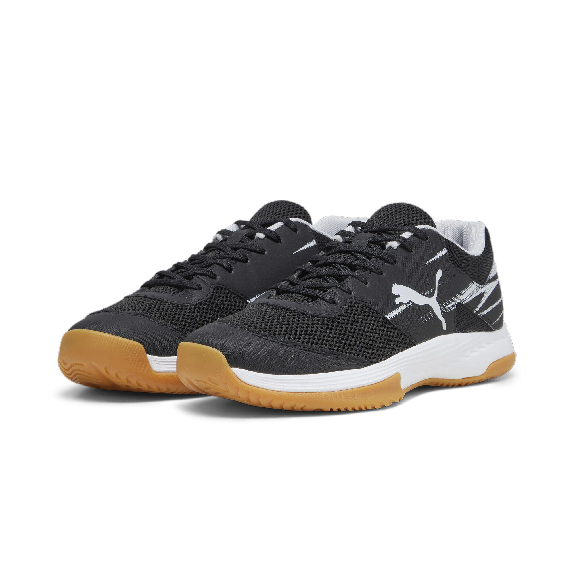 PUMA Scarpe sportive da indoor Varion II PUMA Black Cool Light Gray Yellow Blaze Gum