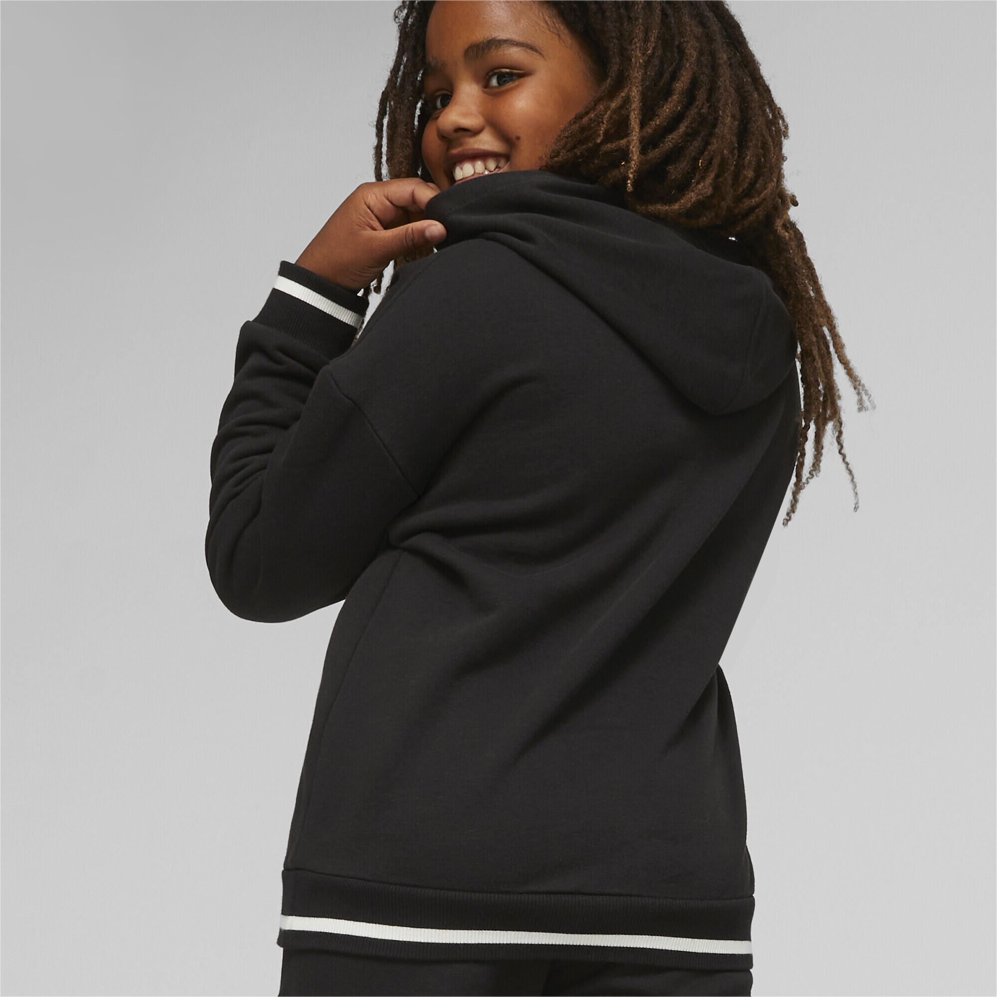 Hoodie PUMA SQUAD Enfant et Adolescent PUMA Black 4/5
