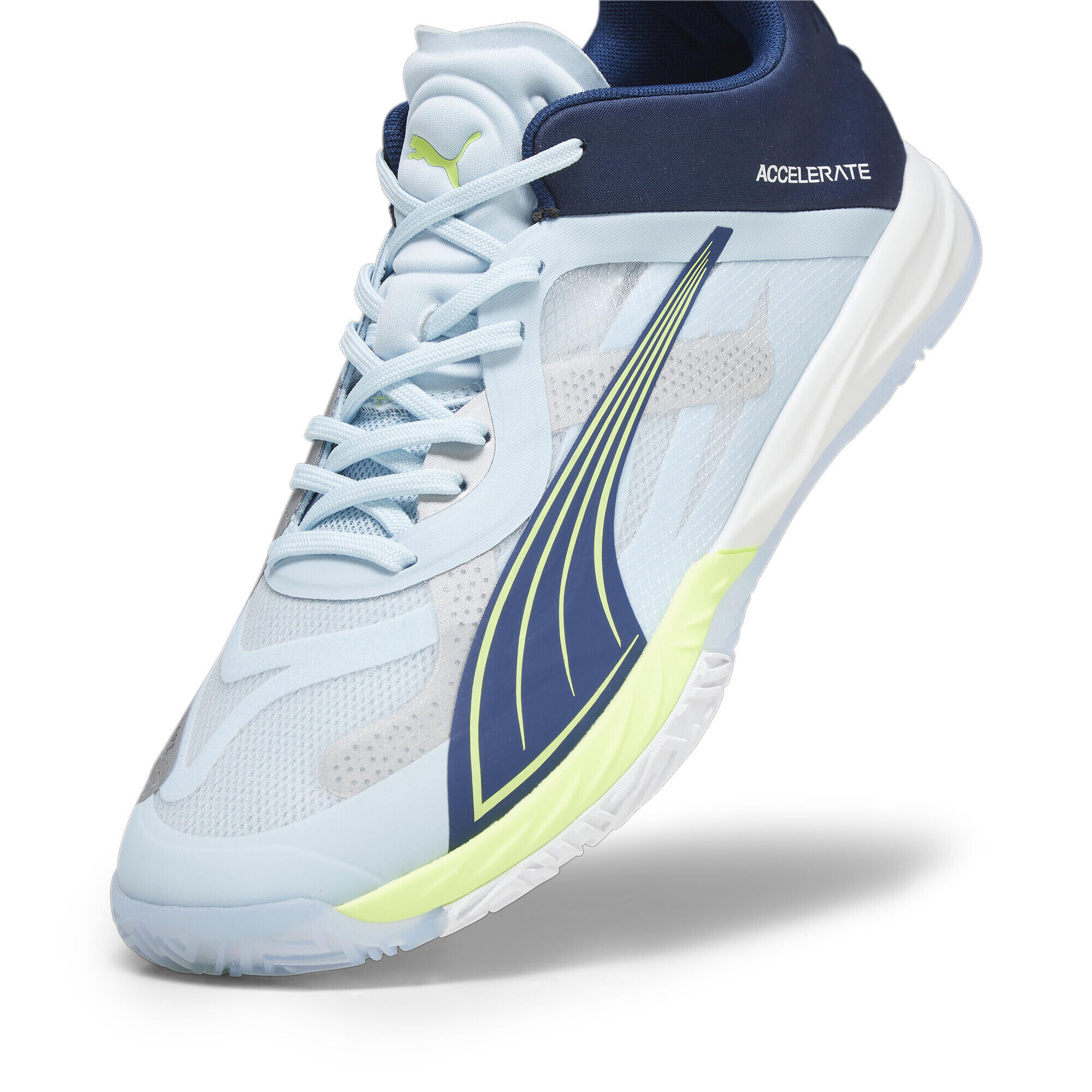 Zapatillas de interior Accelerate NITRO SQD PUMA Silver Sky Persian Blue White 6/6