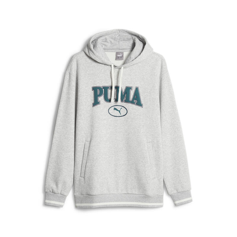 Felpa con cappuccio PUMA SQUAD da uomo PUMA Light Gray Heather