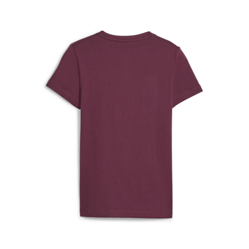 Essentials T-shirt met logo jongeren PUMA Dark Jasper Red