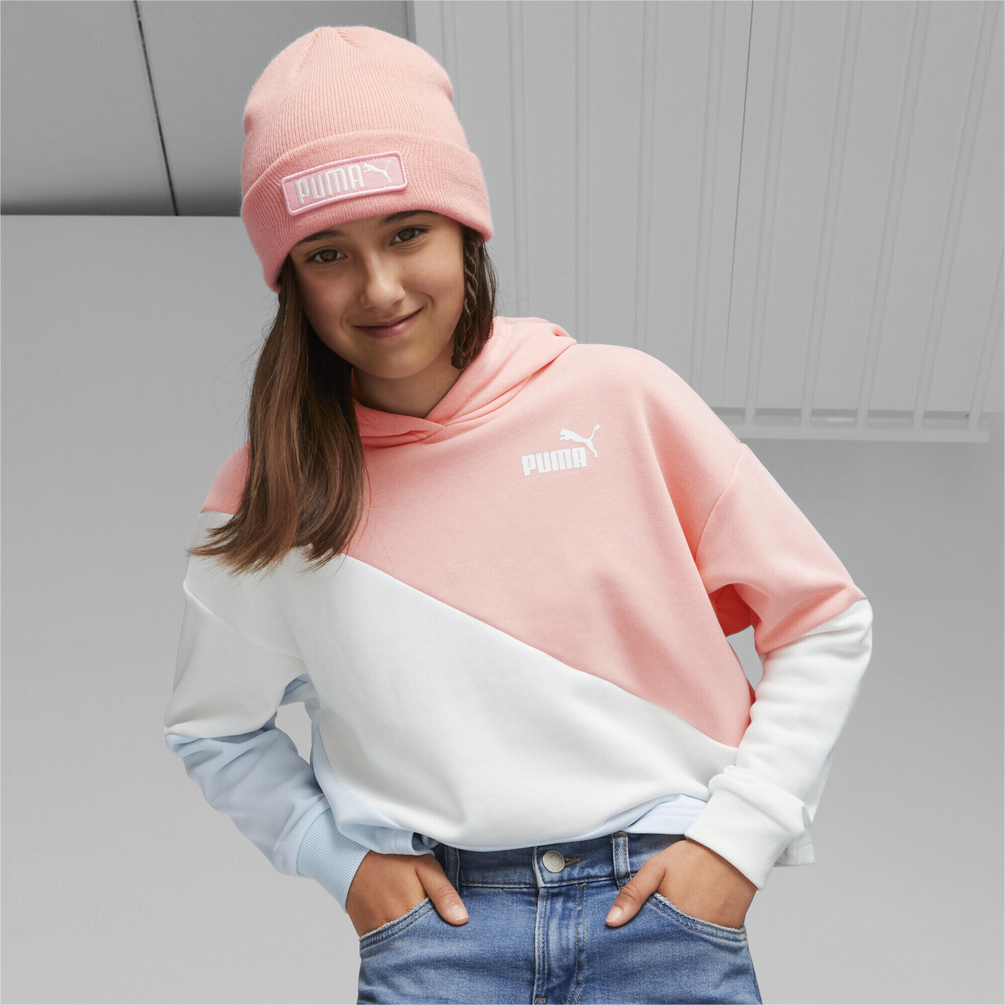 Berretto con risvolto Classic da ragazzo PUMA Peach Smoothie Pink 2/4