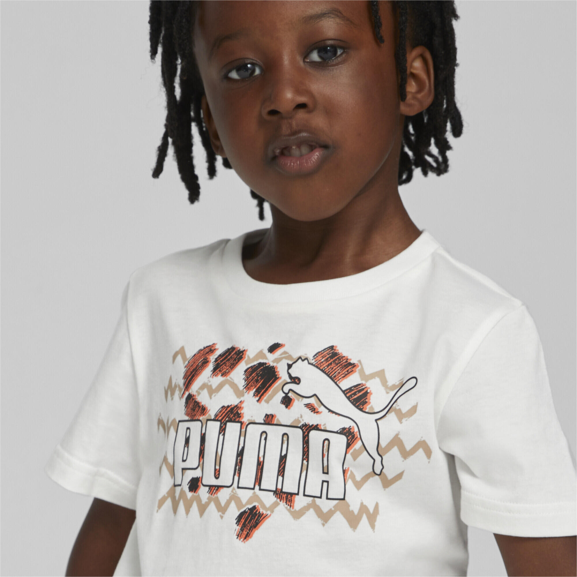 T-shirt Essentials Mix Match da bambini PUMA White 4/5