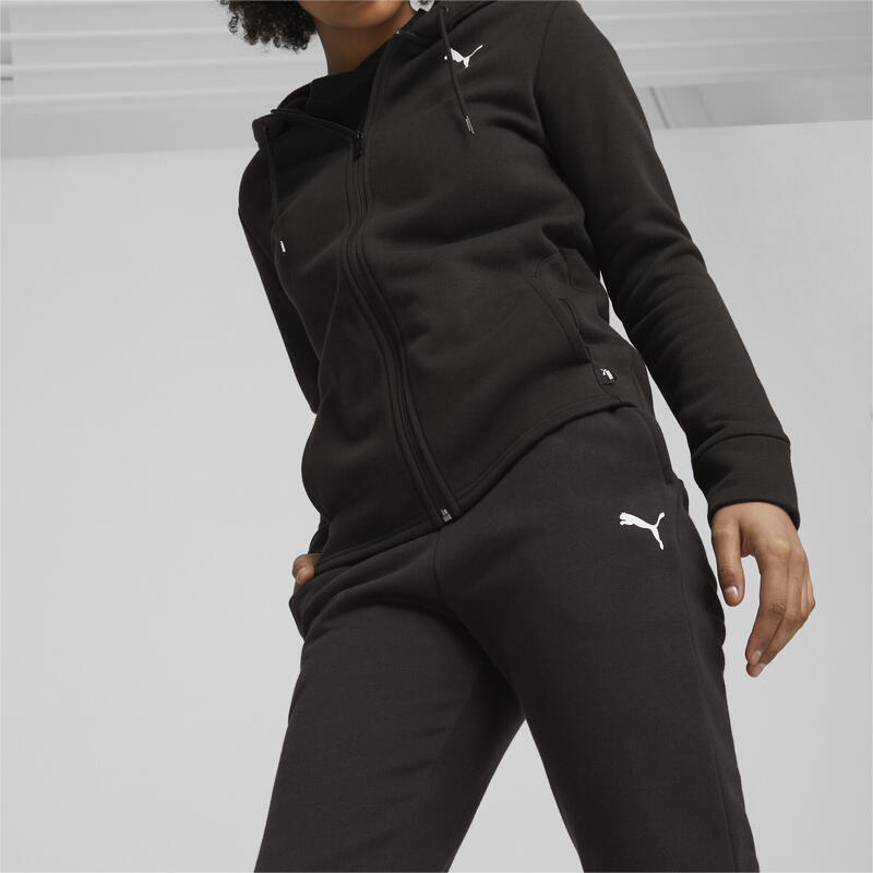 Melegítő Puma Classics Hooded FL Tracksuit, Fekete, Nők