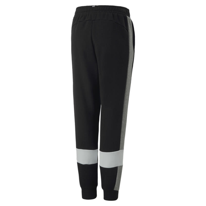 Pantaloni della tuta Essentials+ a blocchi di colore da ragazzi PUMA Black