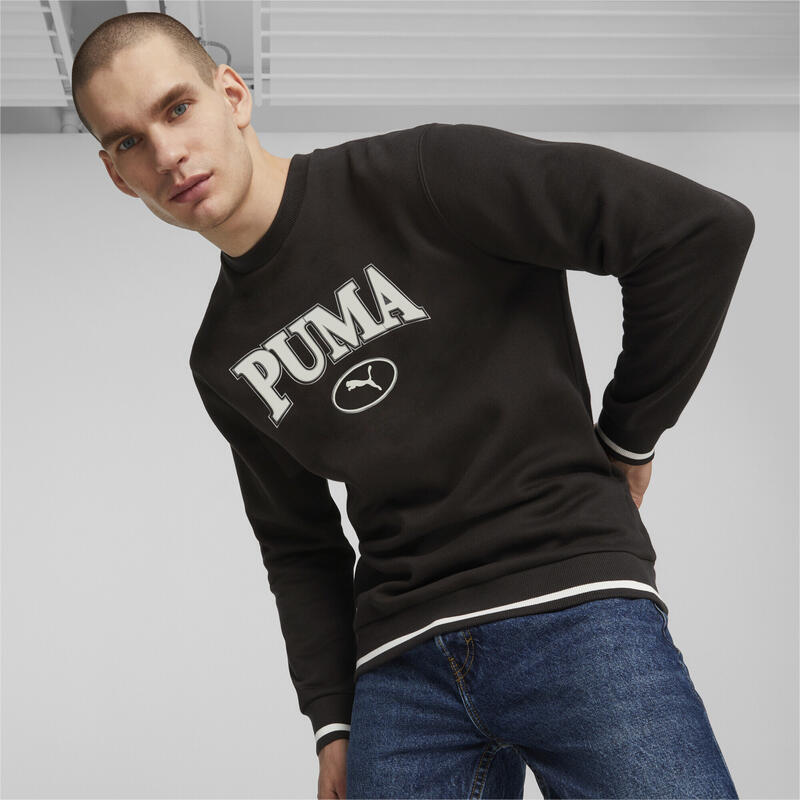 PUMA SQUAD sweatshirt met ronde hals voor heren PUMA Black