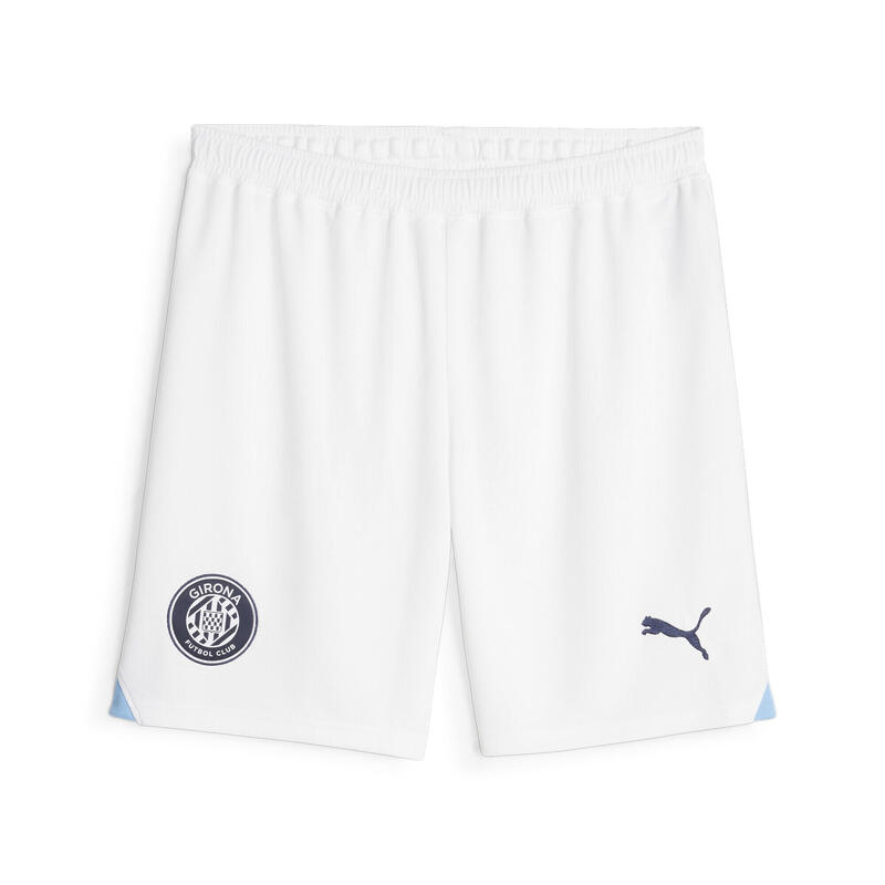 Shorts de fútbol Girona FC PUMA White Navy Blue
