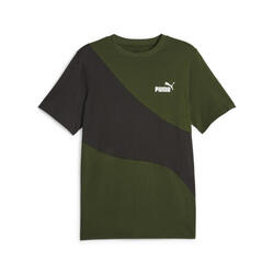 Camiseta Hombre PUMA POWER Cat PUMA Myrtle Green