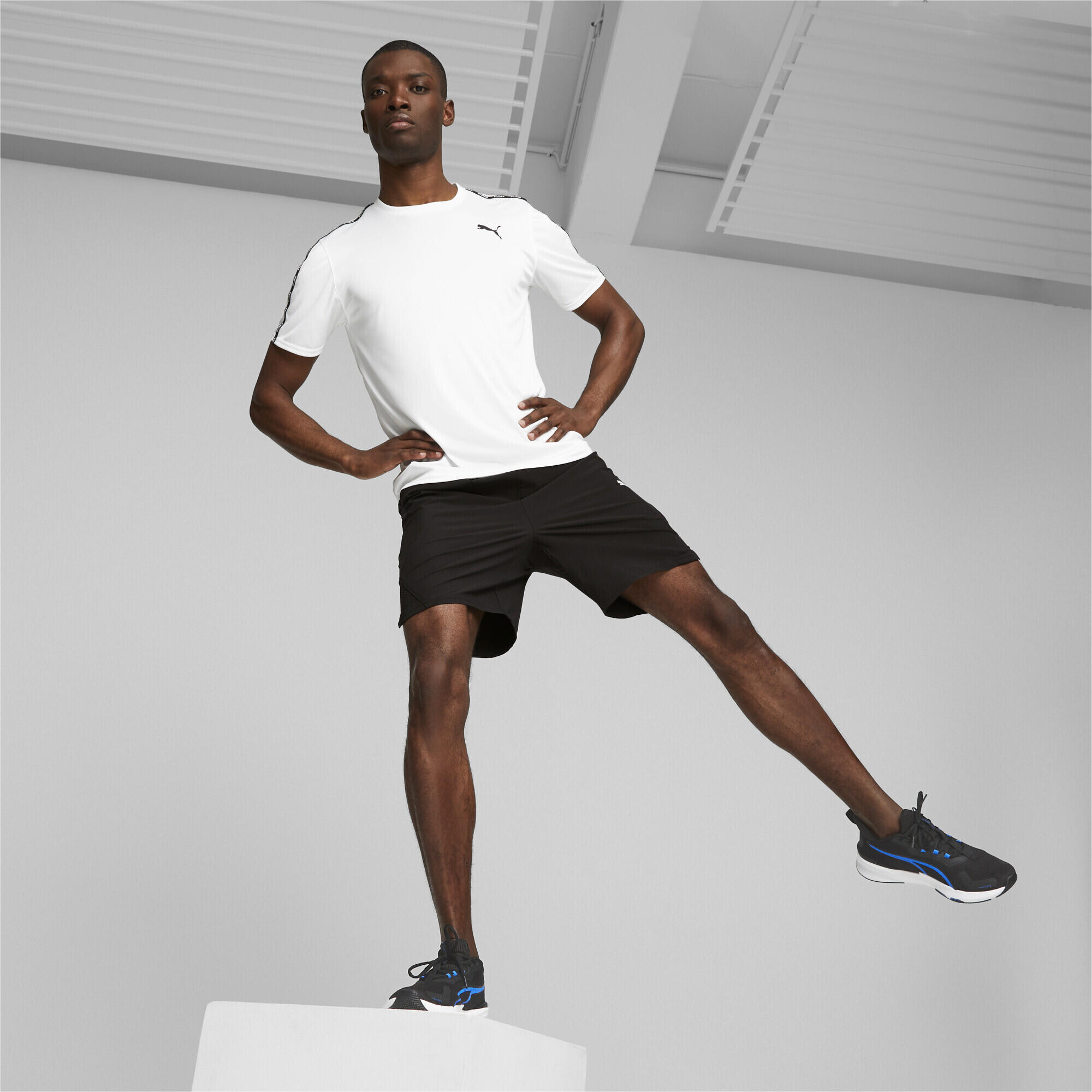 T-shirt de training à galon PUMA FIT Homme PUMA White 3/5