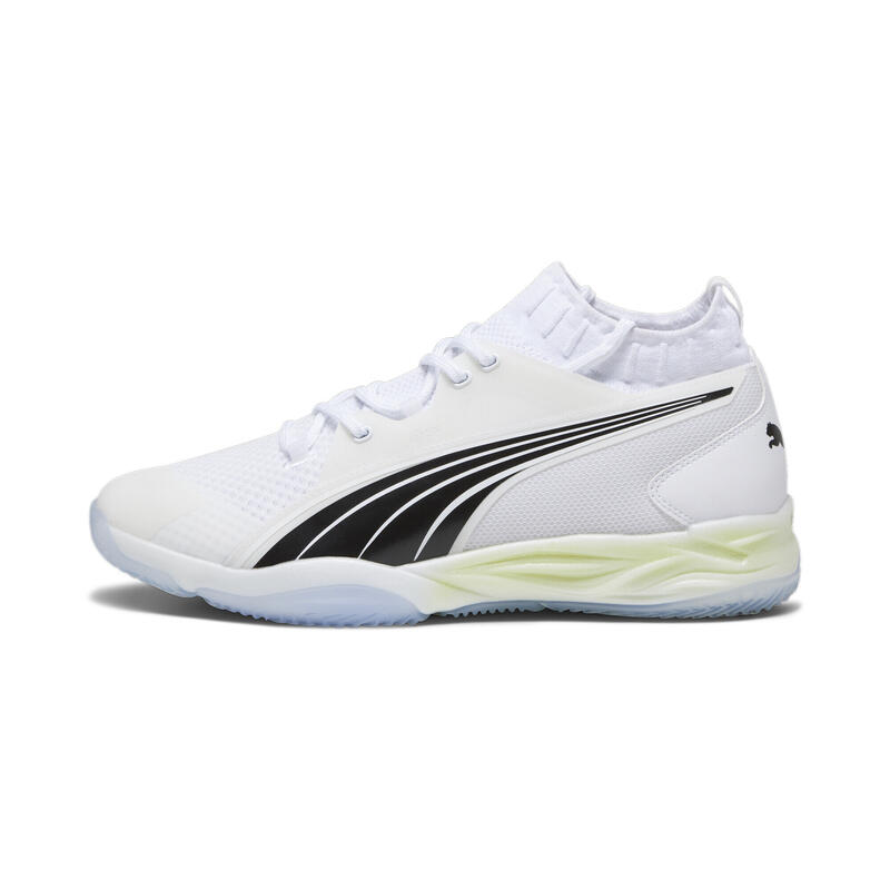 Chaussures de handball Eliminate NITRO™ SQD PUMA White Black Concrete Gray