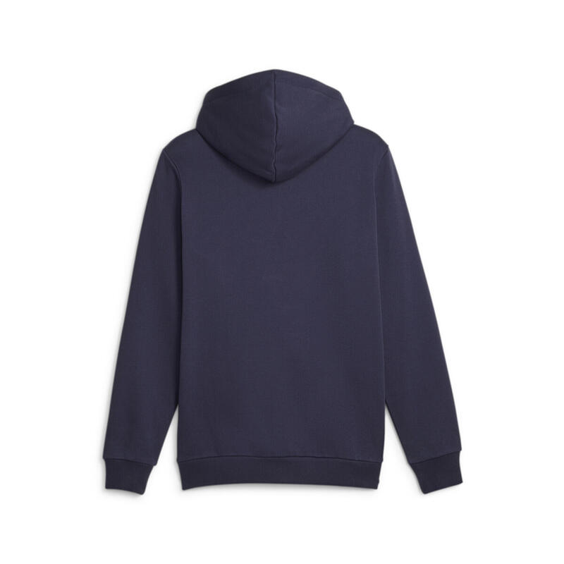 Essentials+ zweifarbiger Hoodie mit kleinem Logo Herren PUMA Navy Blue