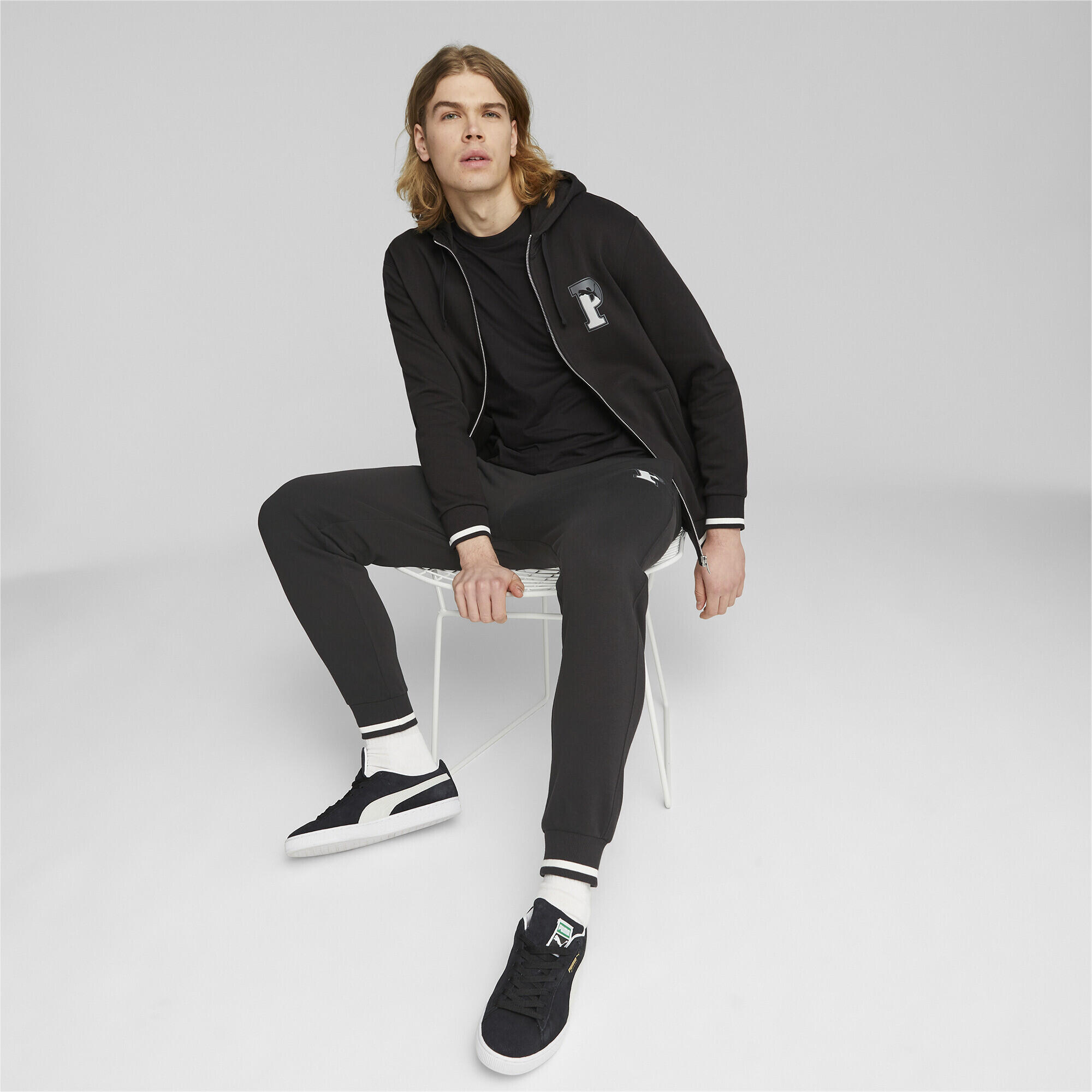 Hoodie zippé PUMA SQUAD Homme PUMA Black 2/6
