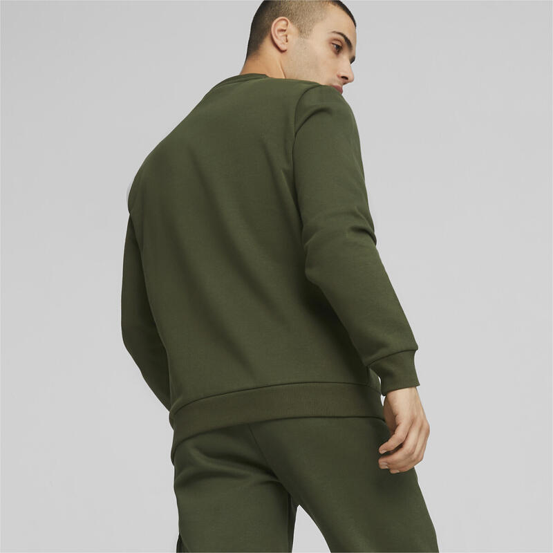 Bluza barbati Puma Essentials Small Logo Crew, Verde