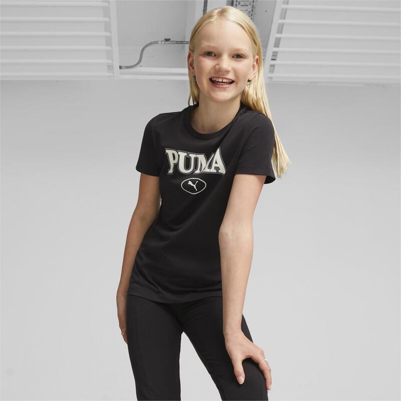 PUMA SQUAD Graphic T-shirt voor jongeren PUMA Black