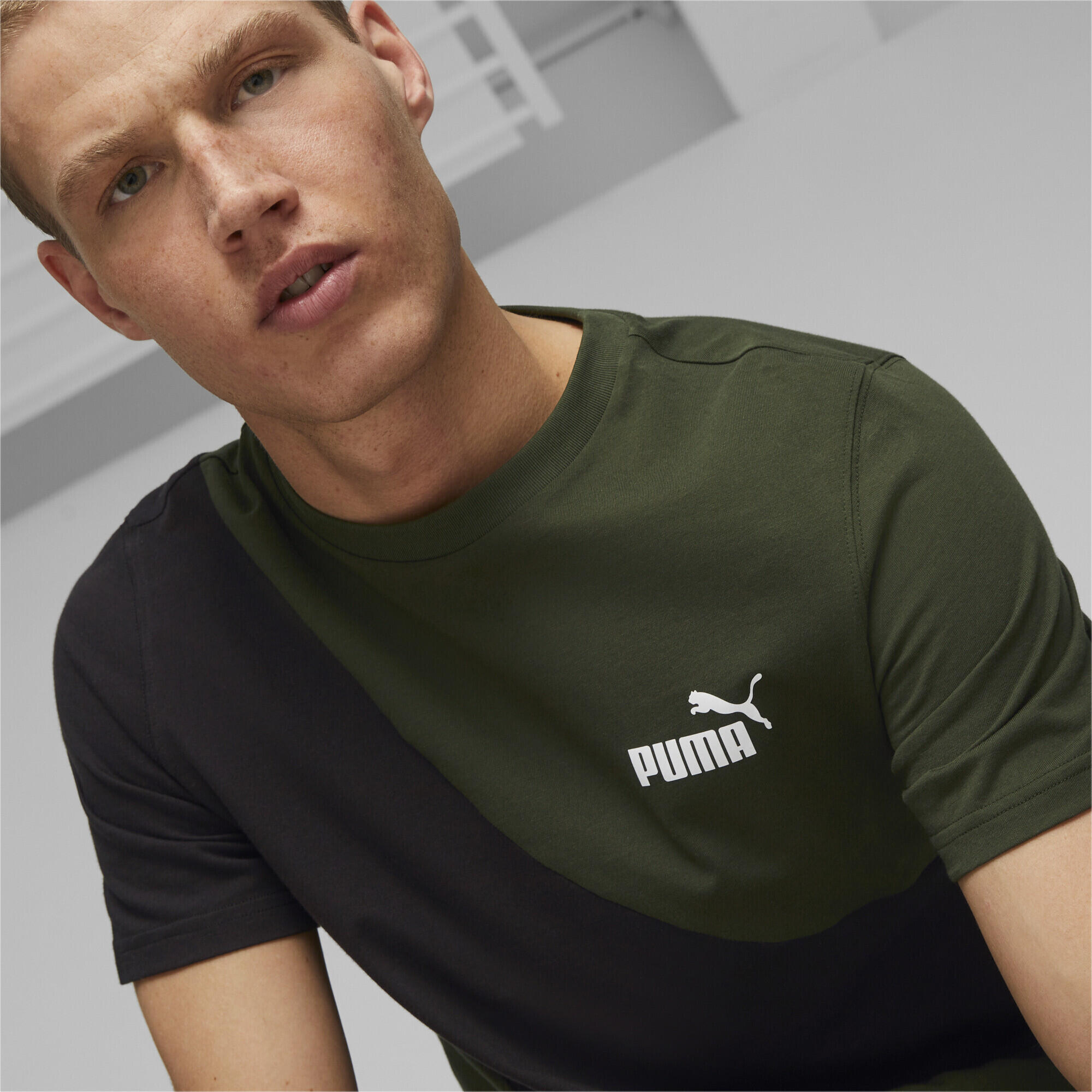 T-shirt PUMA POWER Cat Homme PUMA Myrtle Green 5/7