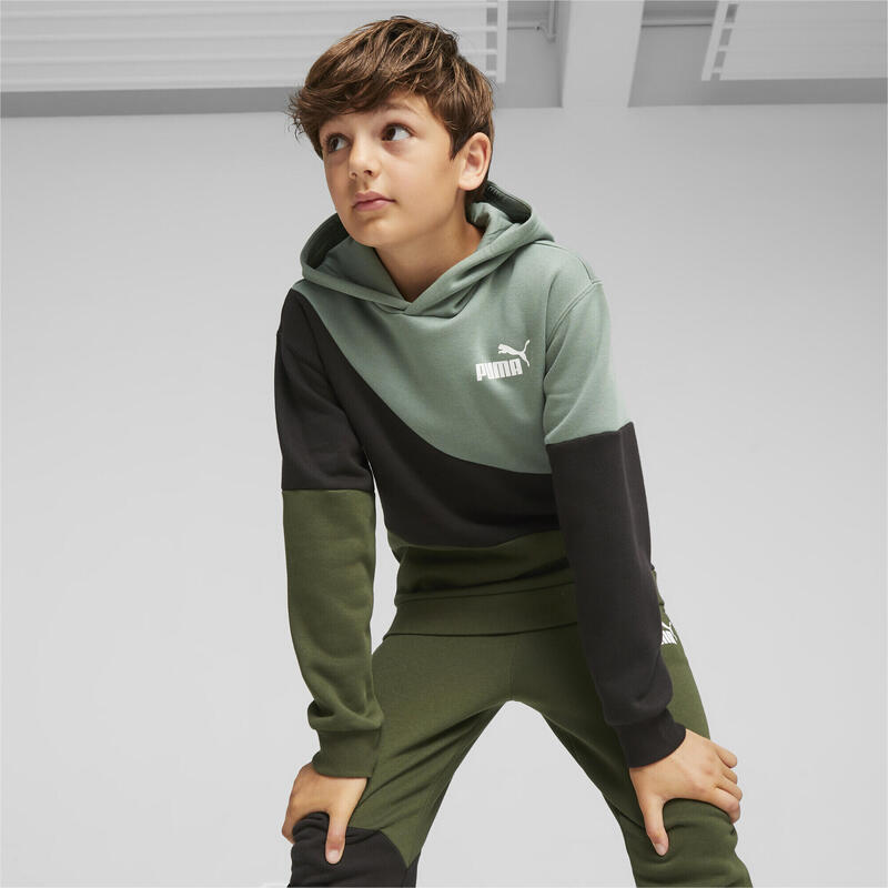 POWER CAT Hoodie Jugendliche PUMA Myrtle Green