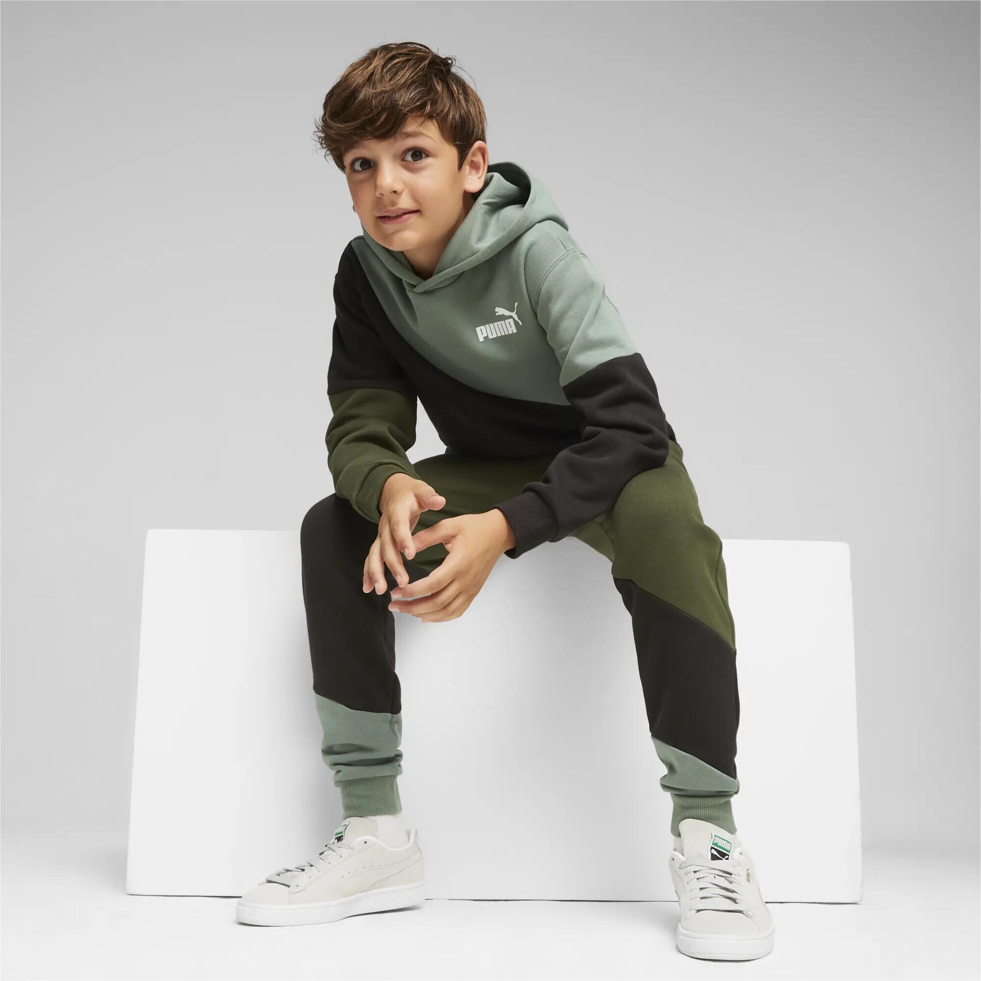 POWER CAT Hoodie Jugendliche PUMA Myrtle Green 3/6