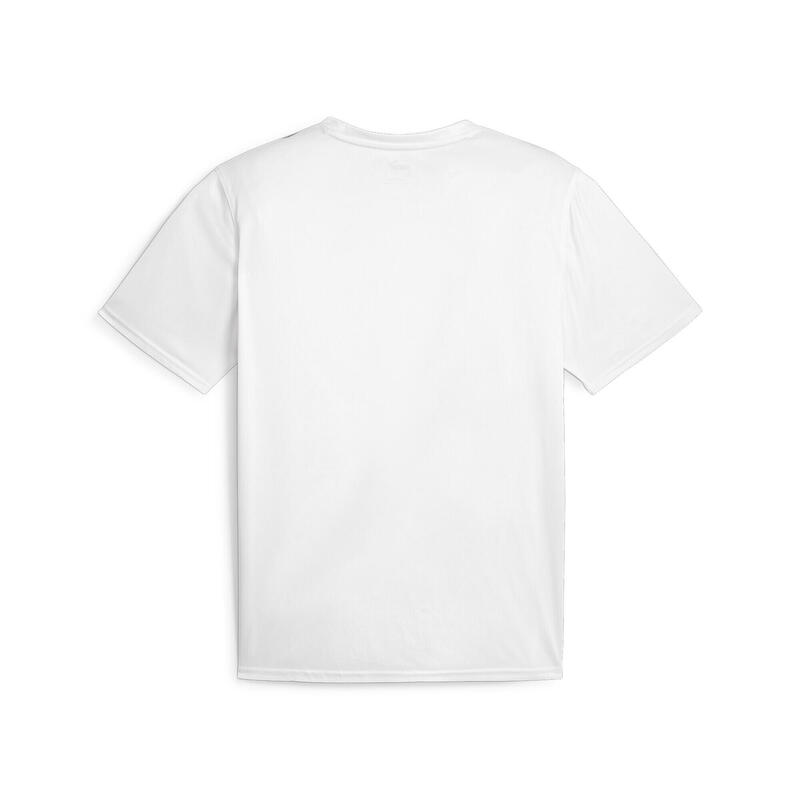 PUMA FIT Taped Trainings-T-Shirt Herren PUMA White