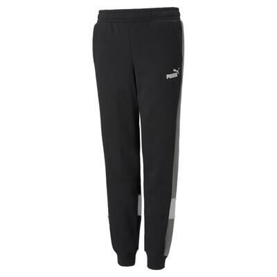 Essentials+ colourblock sweatpants voor jongeren puma black