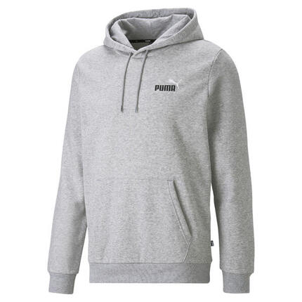 Essentials+ Two-Colour Small Logo Hoodie Herren PUMA Light Gray Heather
