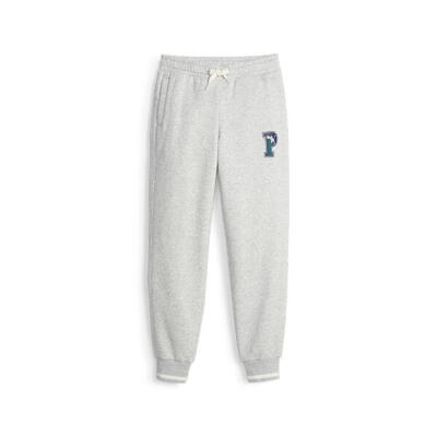 Puma squad fleece sweatpants voor jongeren puma light gray heather
