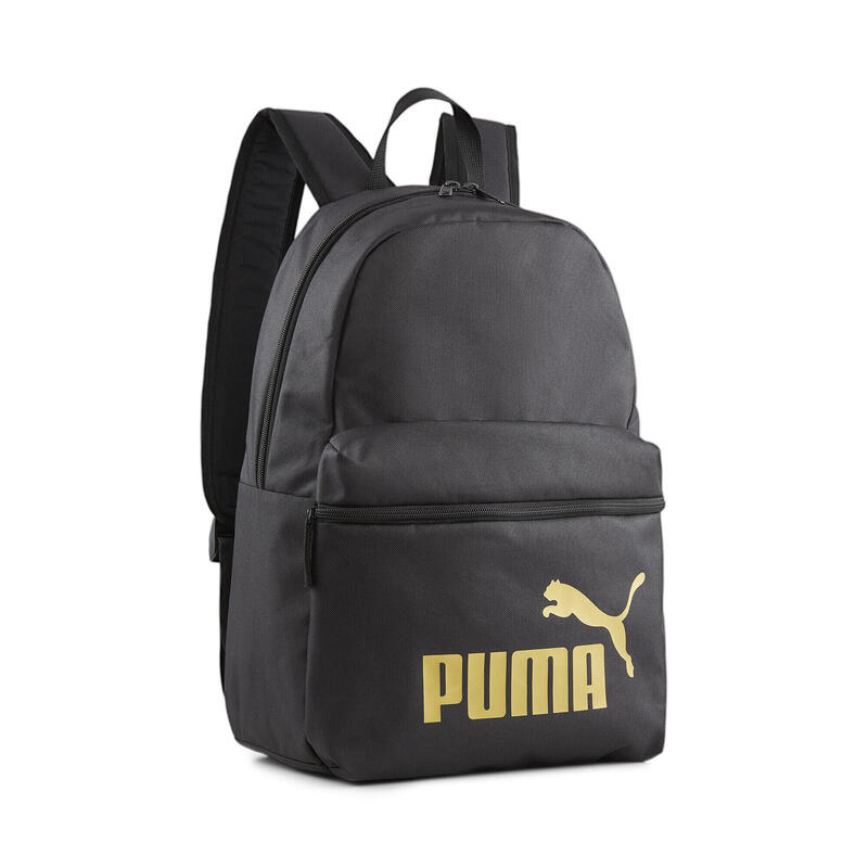 PUMA Phase Rucksack Erwachsene PUMA Black Golden Logo