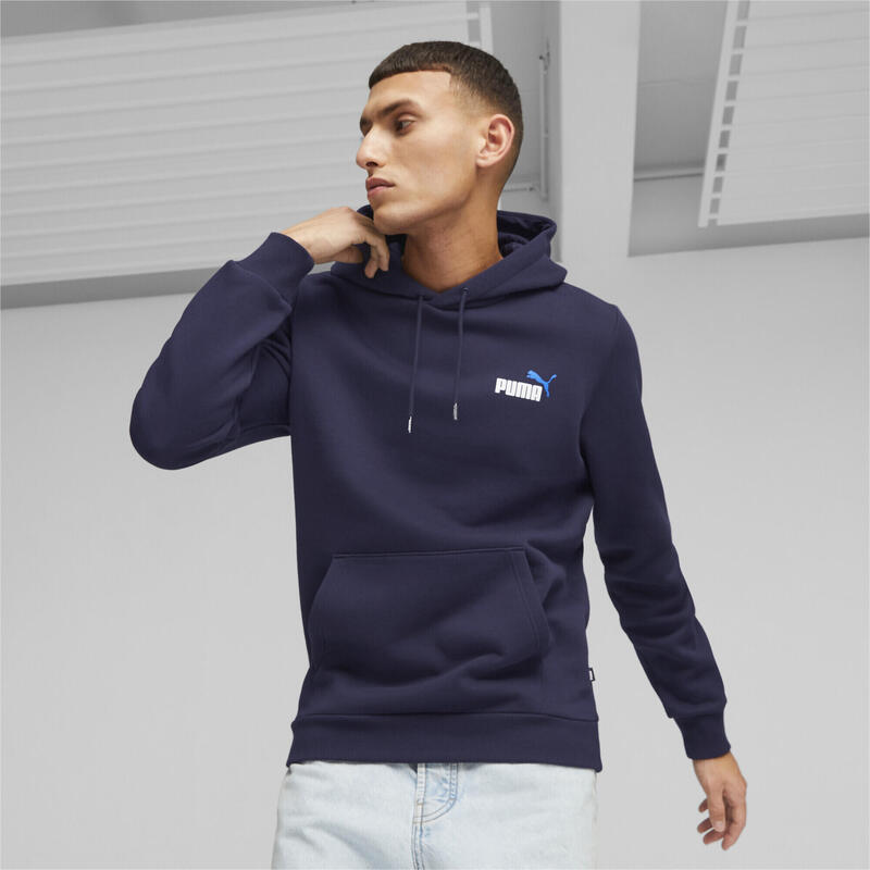 Hoodie Essentials+ Two-Colour Small Logo Homme PUMA