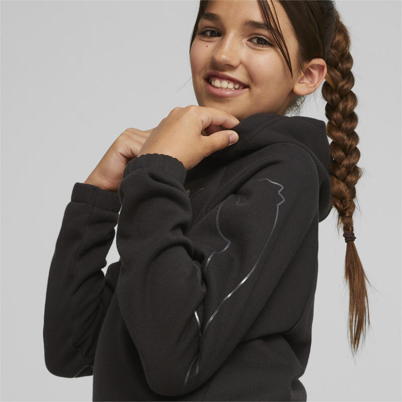 PUMA MOTION Hoodie Mädchen PUMA Black