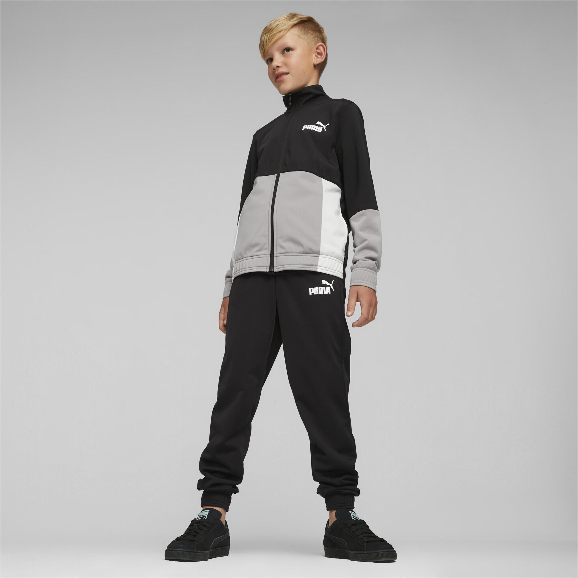 Ensemble en polyester color block Enfant et Adolescent PUMA Black 4/6