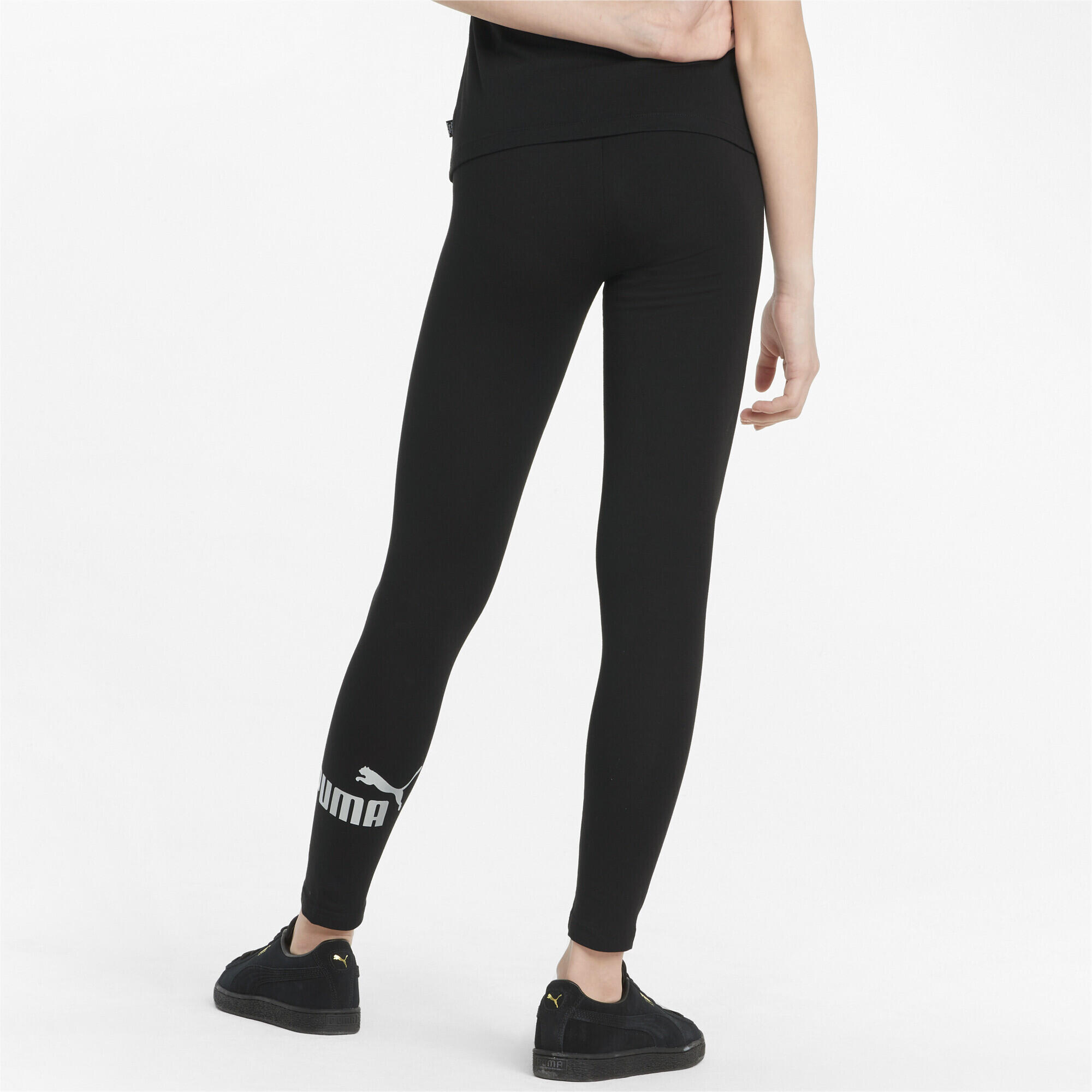 Essentials+ Leggings mit Logo Mädchen PUMA Black 3/7