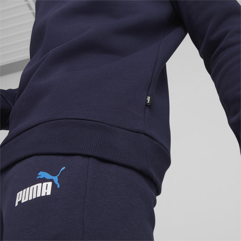 Essentials+ 2 Colour Small Logo sweatshirt met ronde hals voor heren PUMA