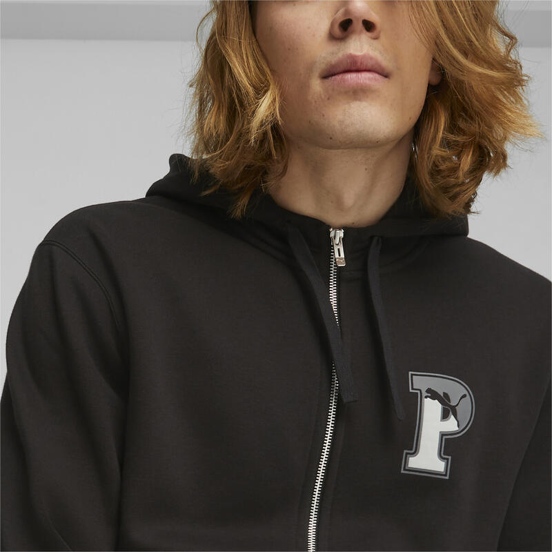 PUMA SQUAD Kapuzenjacke Herren PUMA Black