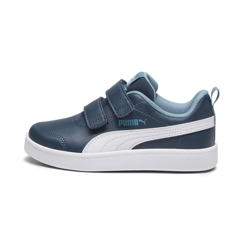 Baskets Courtflex V2 Enfant PUMA Dark Night White Blue