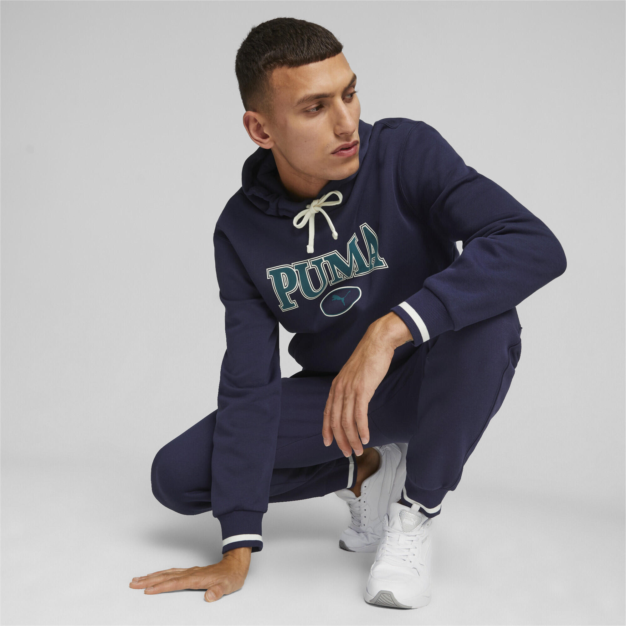 Hoodie PUMA SQUAD Homme PUMA Navy Blue 3/6