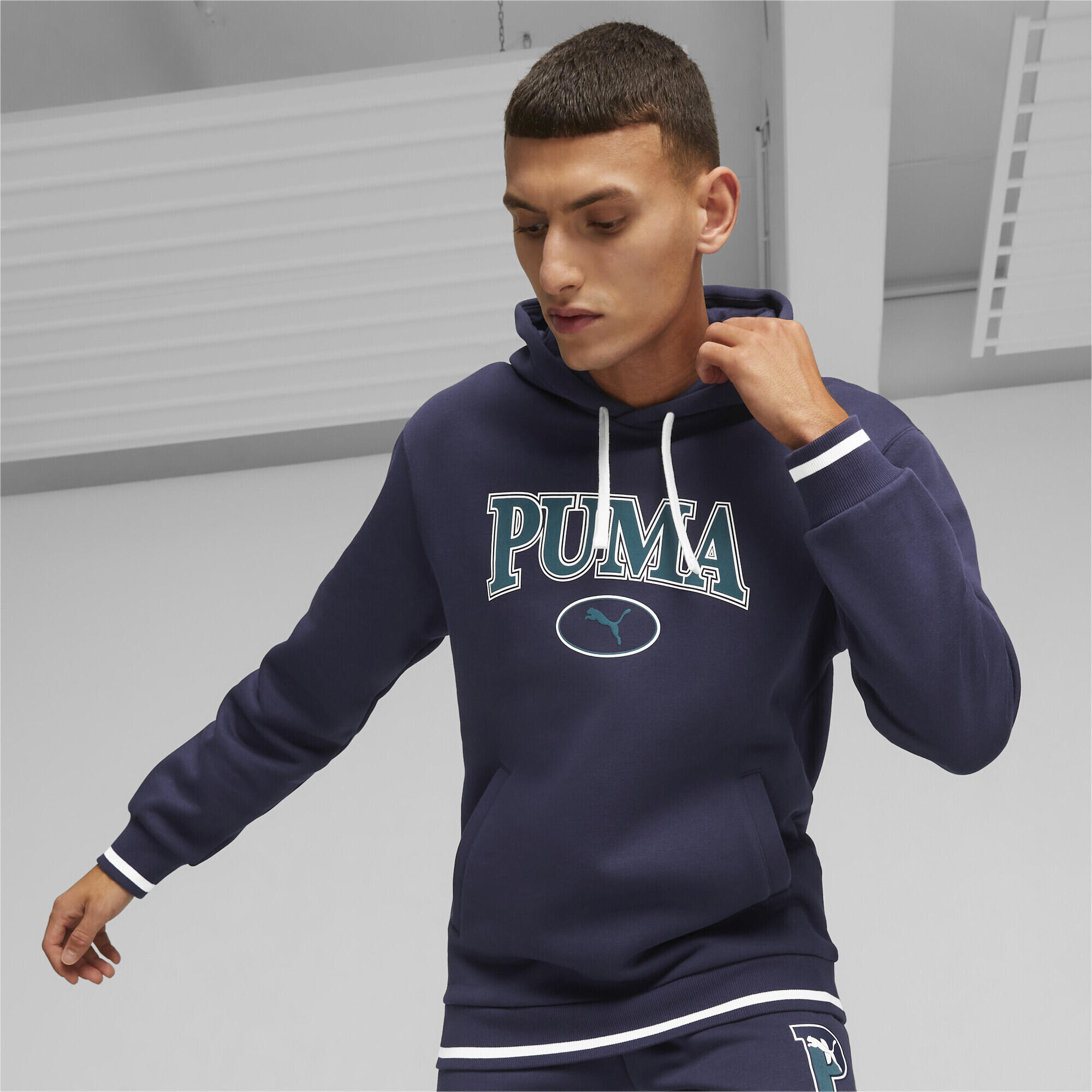 Hoodie PUMA SQUAD Homme PUMA Navy Blue 2/6
