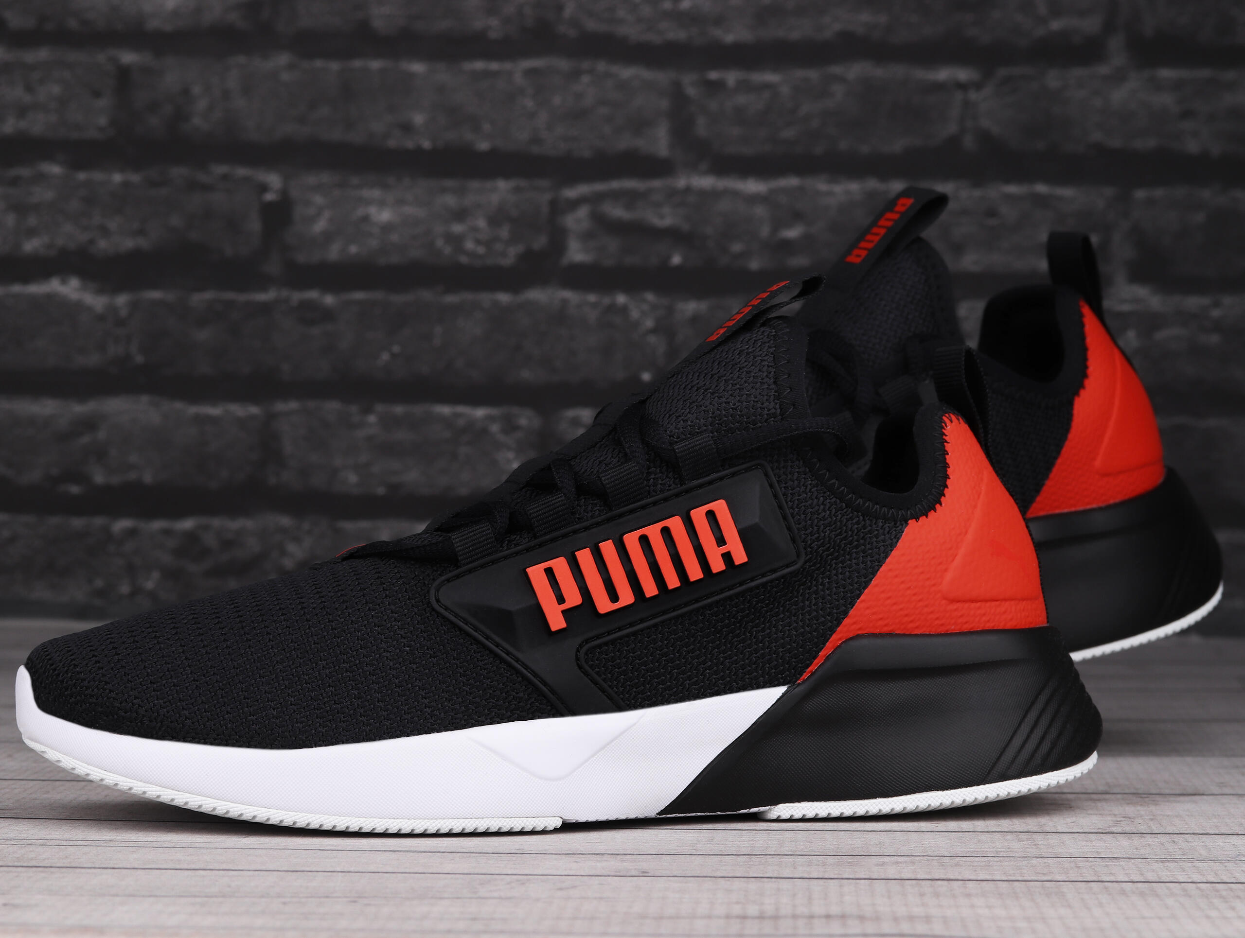 Zapatillas Deportivas Retaliate Block para Hombre Negro, Naranja 3/7